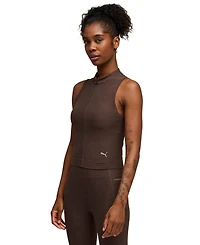 Puma Women's Cloudspun Quarter-Zip Tank Top
