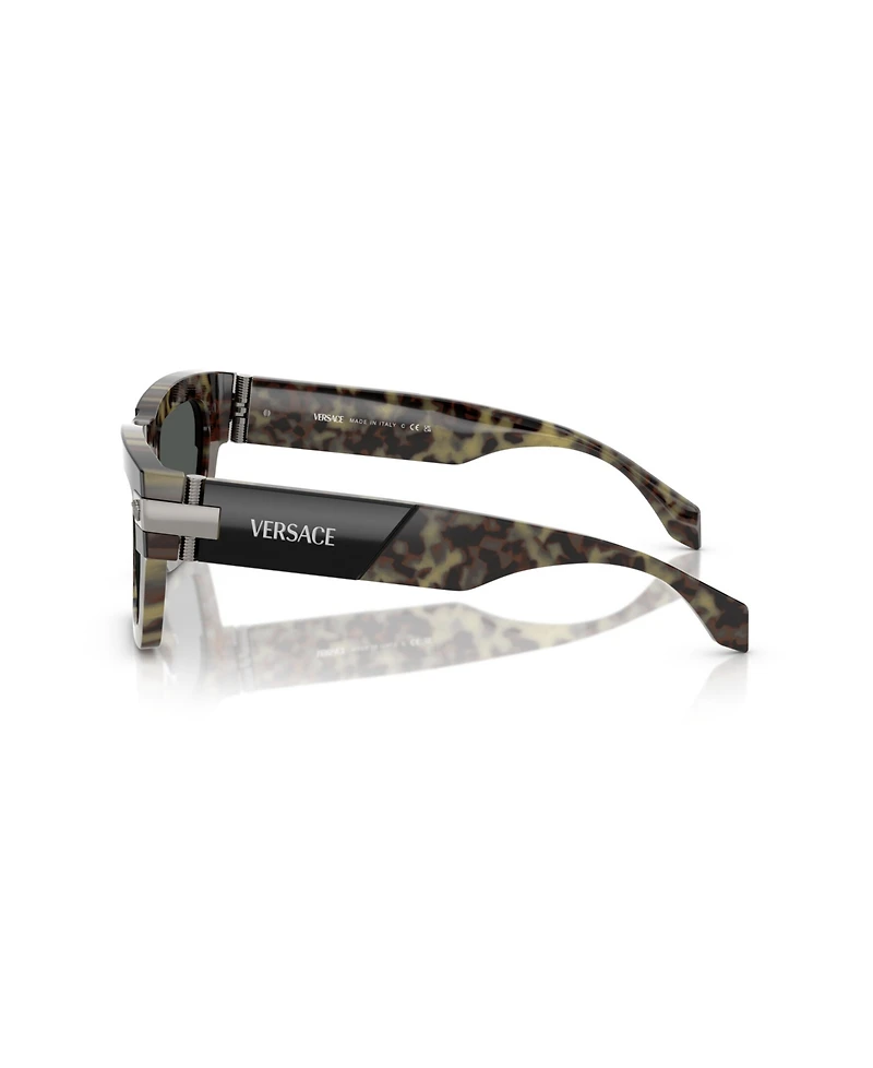Versace Men's Rectangle Sunglasses