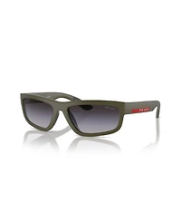 Prada Linea Rossa Men's Rectangle Sunglasses