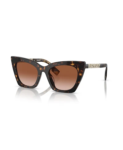 Burberry Women's Cat Eye Marianne Sunglasses, BE4372U