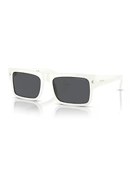 Prada Men's Rectangle Sunglasses, Pr A10S