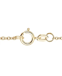 Macy's Lab-Grown Ruby (1.1 ct. t.w.) and White Sapphire (0.03) Heart Pendant Necklace in 14k Gold Over Sterling Silver (Also Available in Amethyst)