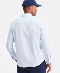 Aflani Men's Luke Cotton Long-Sleeve Button Shirt, Macy's Exclusive