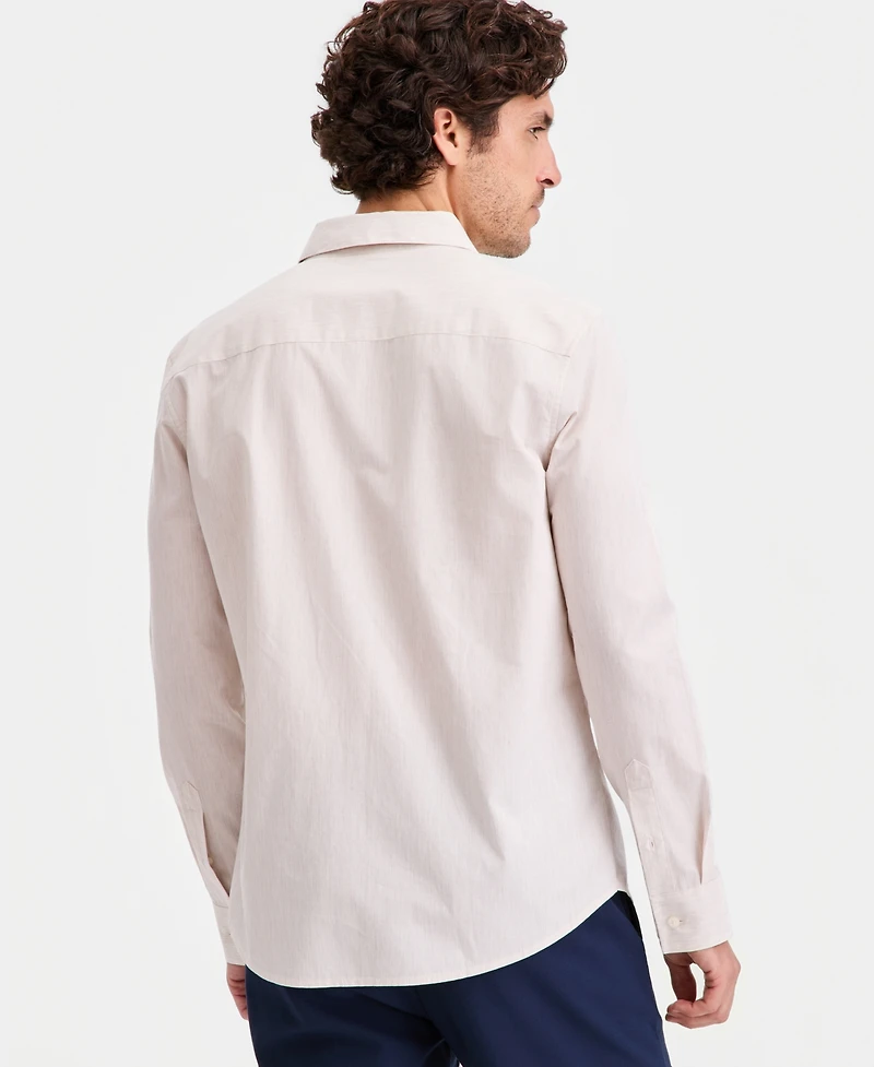 Aflani Men's Luke Cotton Long-Sleeve Button Shirt, Macy's Exclusive