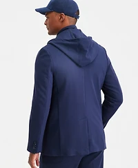 Alfani Men's Textured Knit Regular-Fit Hoodie Blazer, Macy's Exclusive