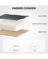 Homcom Office Chair with Massage, Reclining Desk Chair,