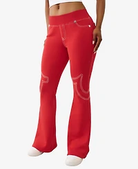 True Religion Women's Anniversary Big T Flare Pants