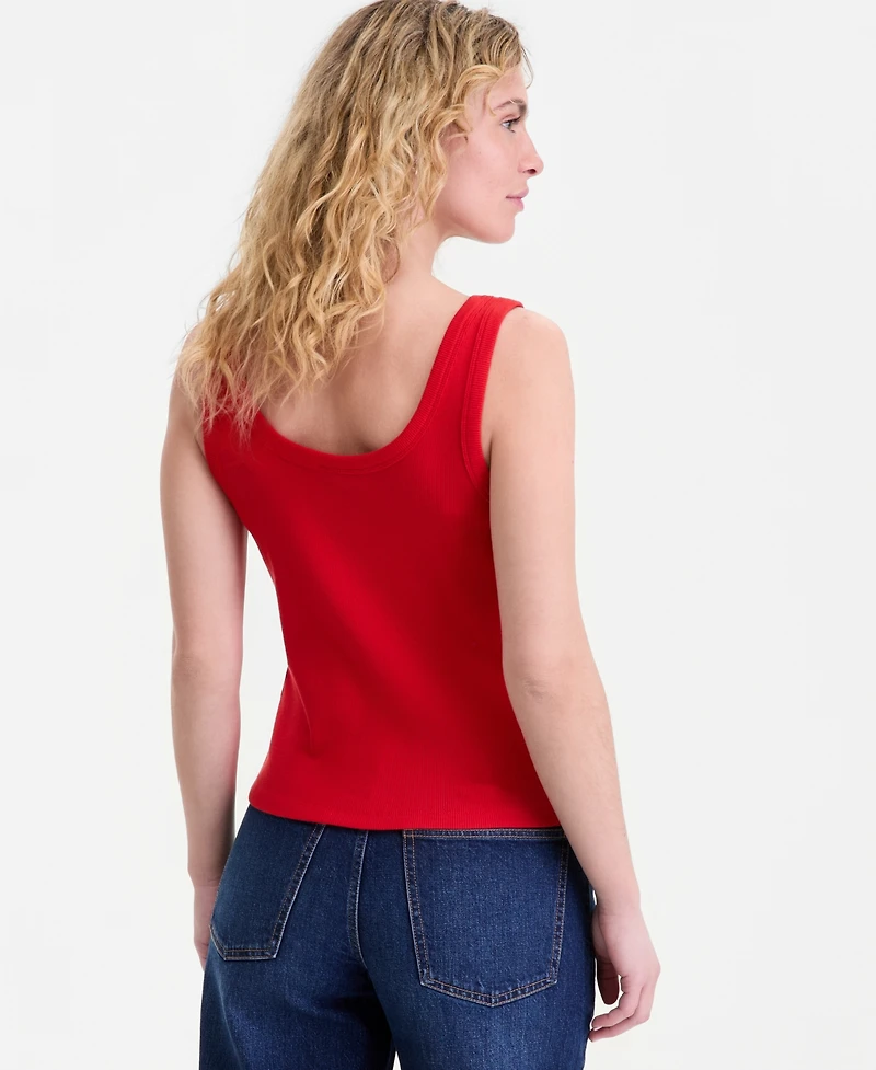 On 34th Women's Double Scoop-Neck Layering Tank Top, Macy's Exclusive