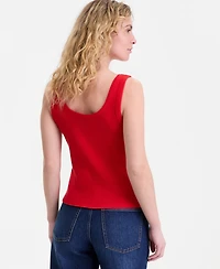 On 34th Women's Double Scoop-Neck Layering Tank Top, Macy's Exclusive