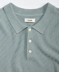 Alfani Men's Basketweave Short-Sleeve Polo Sweater, Macy's Exclusive