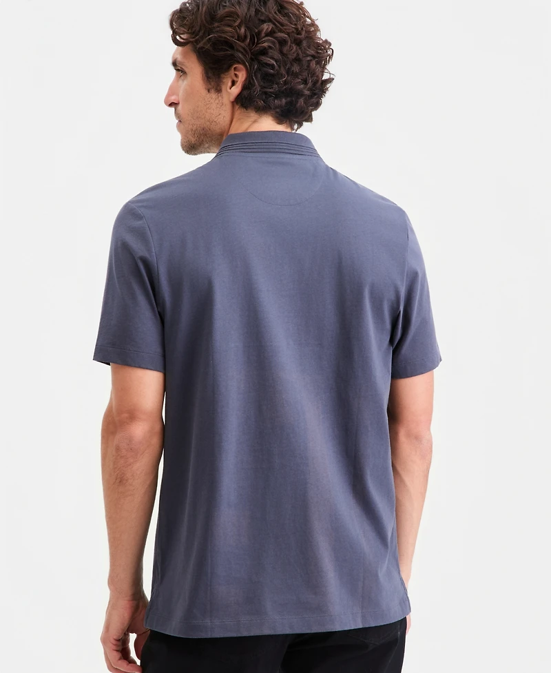 Alfani Men's Regular-Fit Mercerized Polo Shirt, Created for Macy's