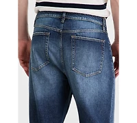 Sun + Stone Men's Shark Faded Ripped Baggy Jeans, Macy's Exclusive