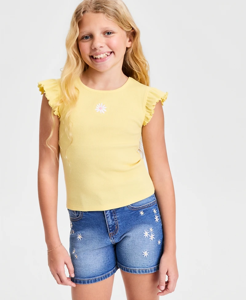 Epic Threads Girls' 5-20 Daisy Flutter T-Shirt, Macy's Exclusive
