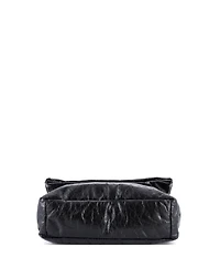 Pre-Owned Balenciaga Large Monaco Chain Flap Shoulder Bag Leather