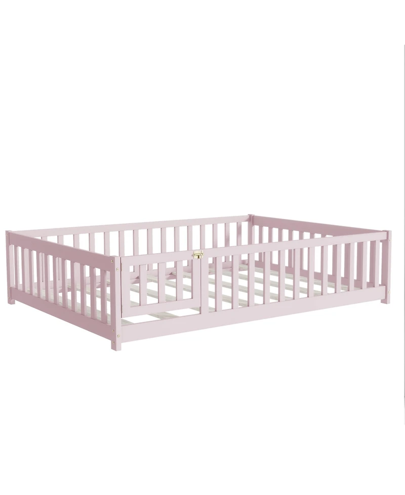 Streamdale Furniture Floor Bed with Fence & Door