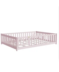 Streamdale Furniture Floor Bed with Fence & Door