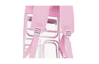 Contixo Clear Backpack for Kids & Adults, Stadium & School Approved, Waterproof Pvc Bookbag, 16.9"H x 13.7"L x 6.6"W