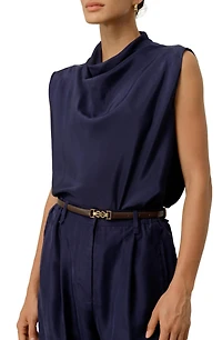 Lilysilk Women's Silk Habotai Sleeveless Top