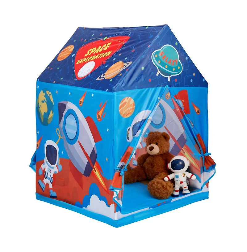 Bruce & Shark Space Themed Play Tent for Kids, Large Playhouse with Easy Setup