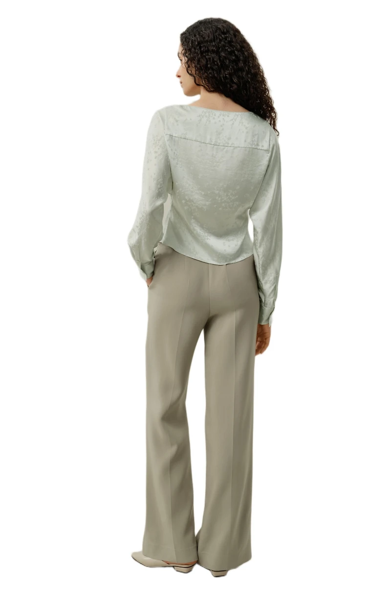 Lilysilk Women's Ying Jacquard Silk Blouse