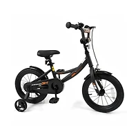 Hongge Kids Training Bike with Adjustable Seat Dual Brake System and Rubber Tires