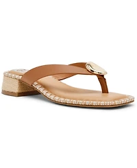 Dv Dolce Vita Women's Nuala Whipstitch Embellished Thong Slip-On Dress Sandals