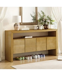 Streamdale Furniture Modern Wood Sideboard