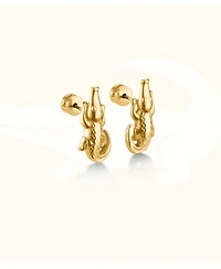 Hey Harper Crocodile Stud Earrings