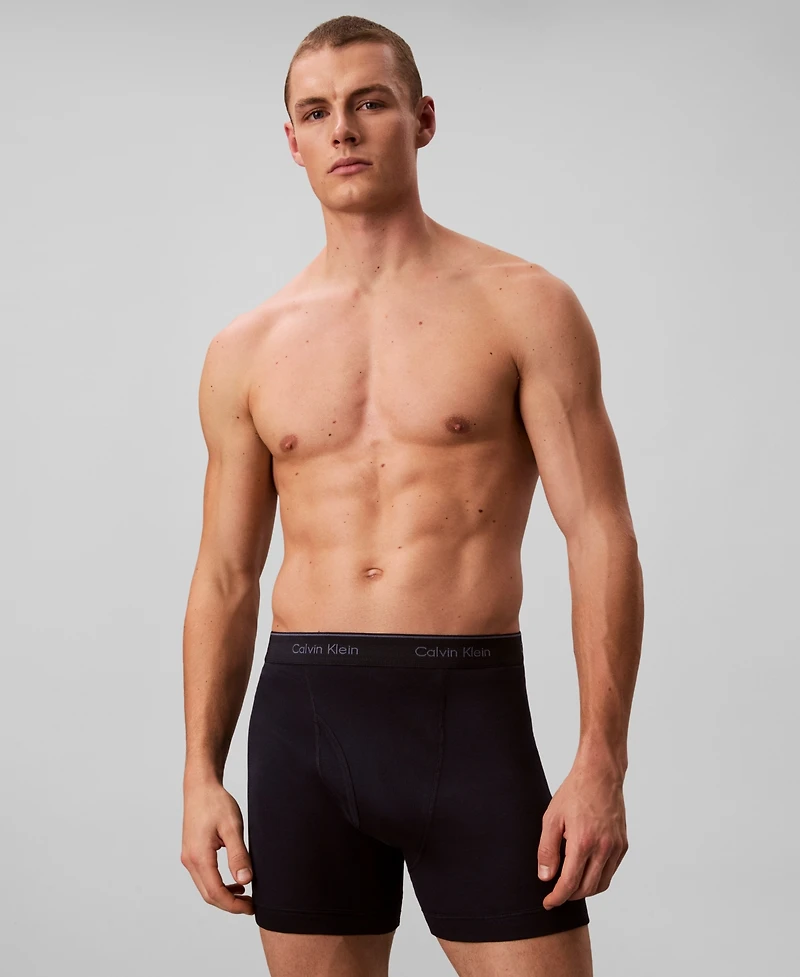 Calvin Klein Men's Cotton Classic Boxer Briefs Underwear, 5-Pack