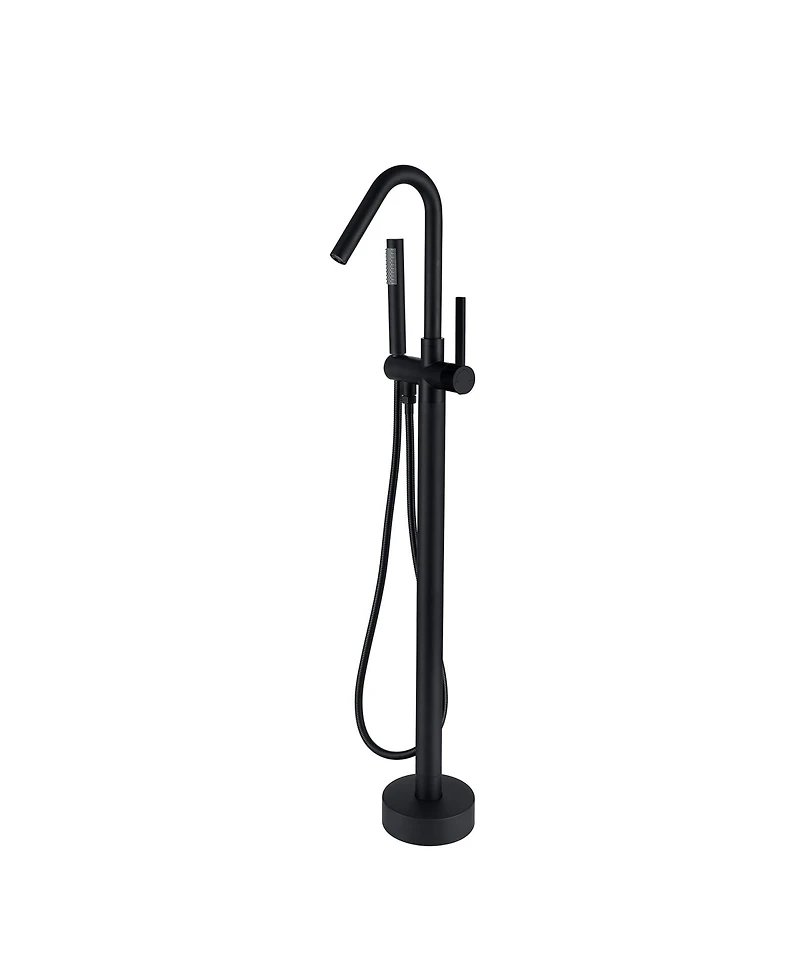 Busdays Freestanding Bathtub Faucet with Hand Shower