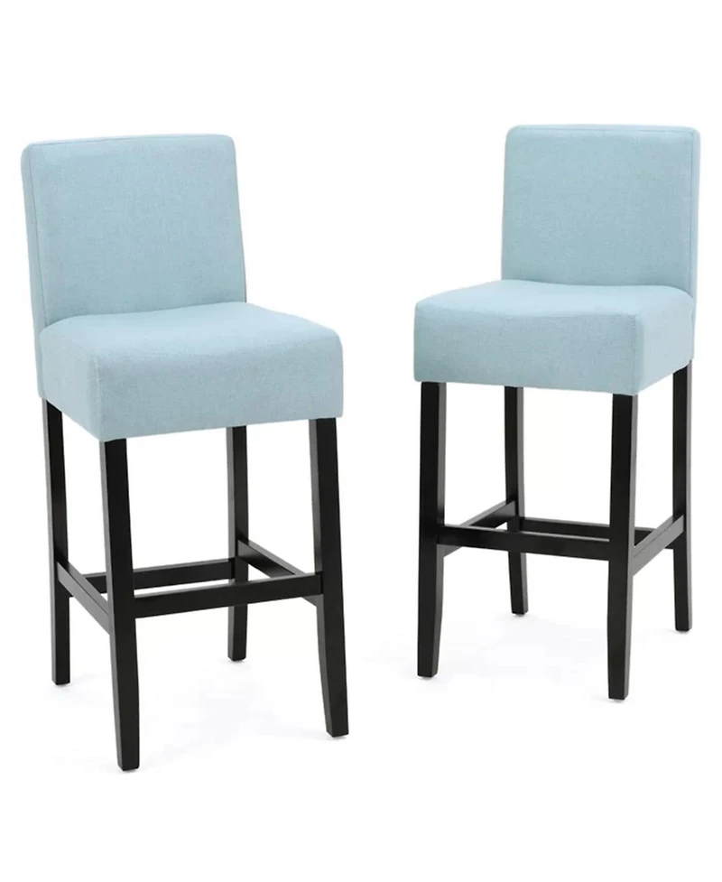 Streamdale 30-inch Fabric Barstool with Solid Wood Frame (Set of 2