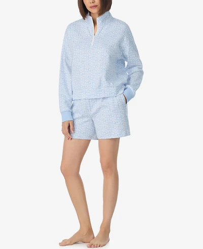Dkny Women's Long-Sleeve Top & Boxers, 2-Piece Set
