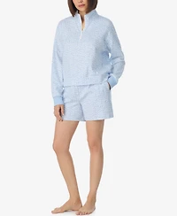 Dkny Women's Long-Sleeve Top & Boxers, 2-Piece Set
