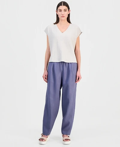 Eileen Fisher Women's Ankle Pleated Lantern Pants