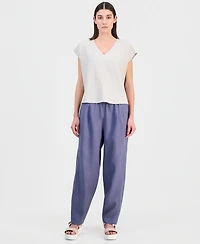 Eileen Fisher Women's Ankle Pleated Lantern Pants