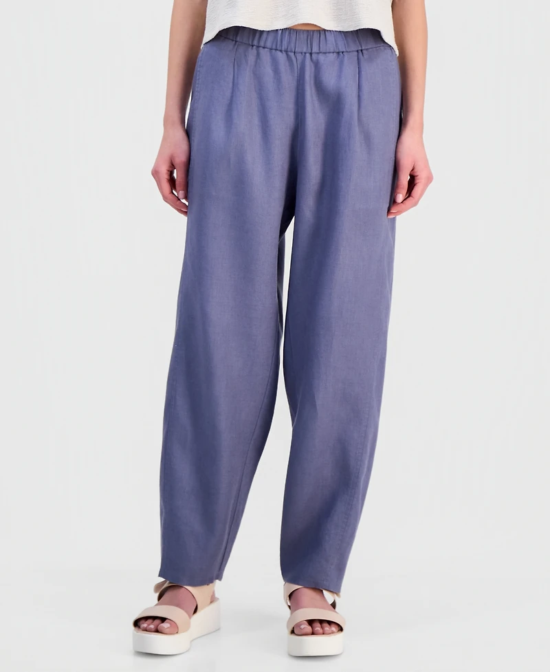 Eileen Fisher Women's Ankle Pleated Lantern Pants