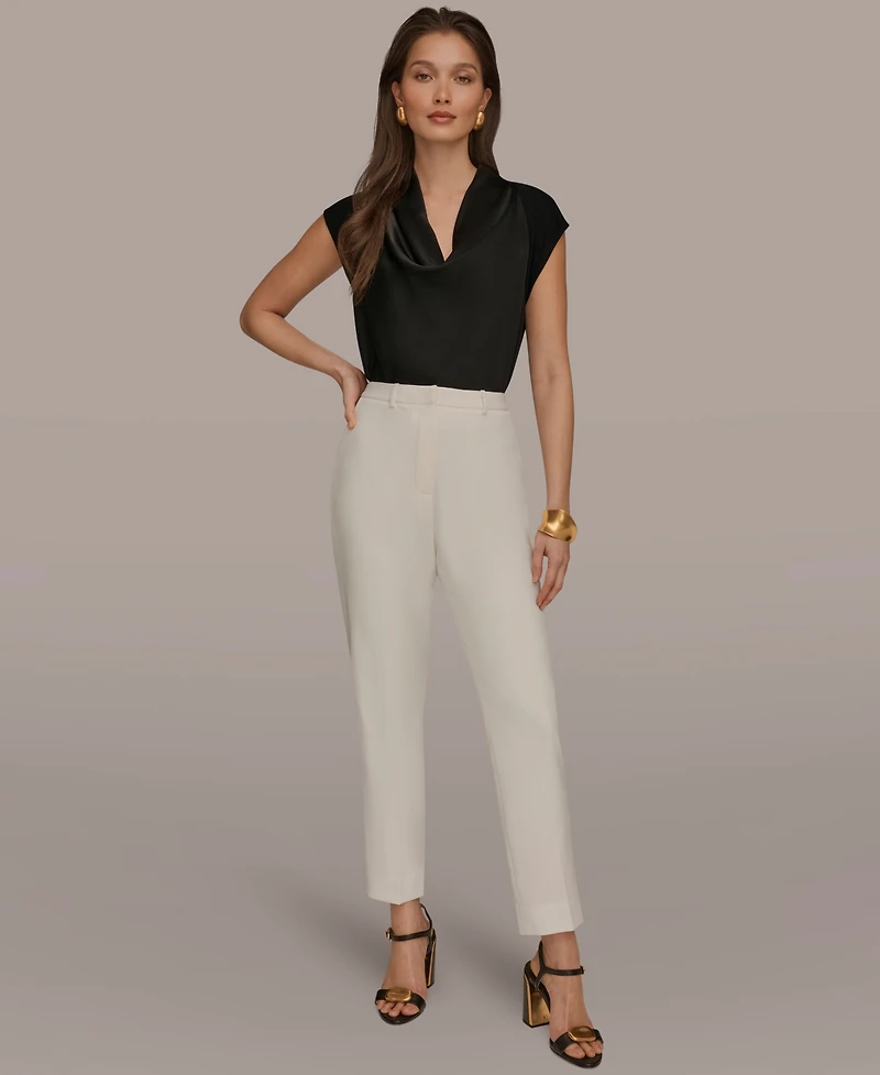 Donna Karan New York Women's Slim Leg Ponte Pants