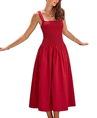 Cupshe Women's a Trance Red Maxi Beach Dress
