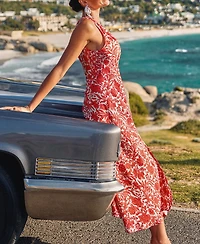 Cupshe Women's Just Swell Floral Midi Beach Dress