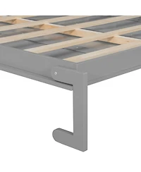 Streamdale Furniture Queen Size Murphy Bed Wall Bed with Shelves