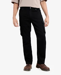 Spring + Mercer Men's Athletic Fit Twill Cargo Pant