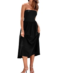 Cupshe Women's Polly Black Midi Beach Dress