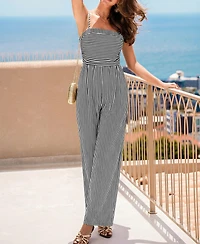 Cupshe Women's Feeling Inspired Striped Jumpsuit