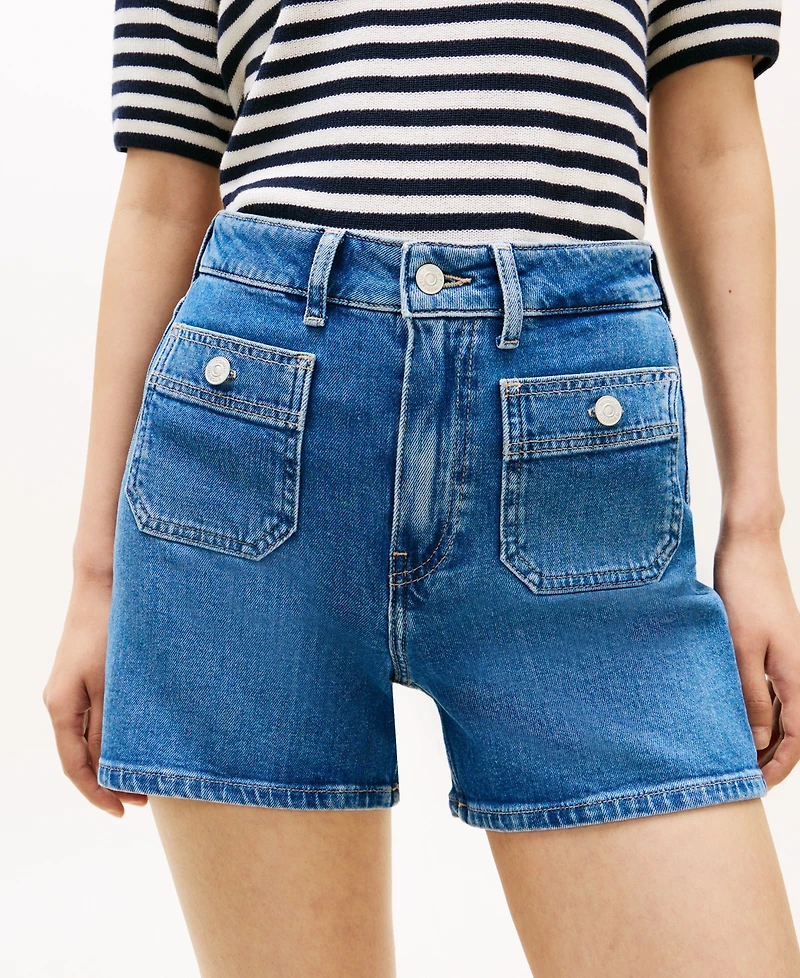 Tommy Hilfiger Women's Patch Pocket Denim Shorts