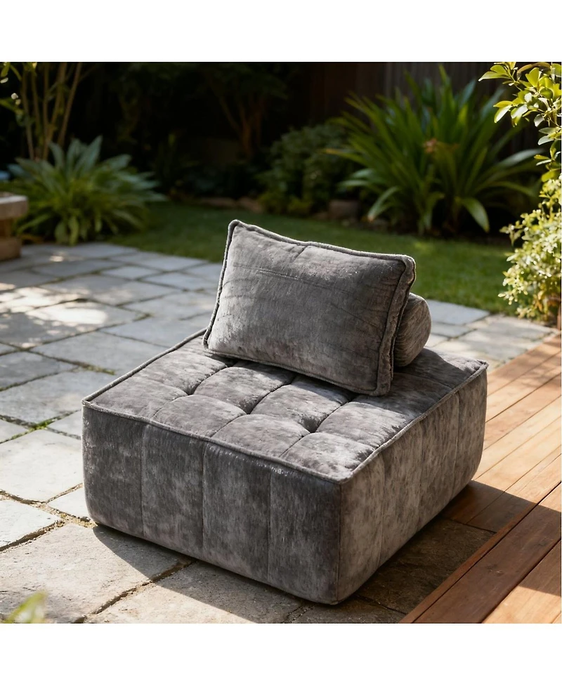 Streamdale Furniture Modern Modular Sectional Single Sofa Couch