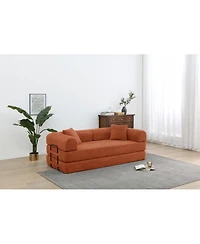 Streamdale Furniture 3-Seat Convertible Sofa Bed with Repositionable Armrests