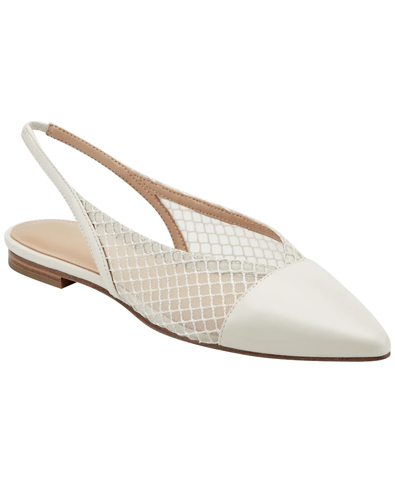 Marc Fisher Ltd Women's Davin Mesh Slingback Dress Flats
