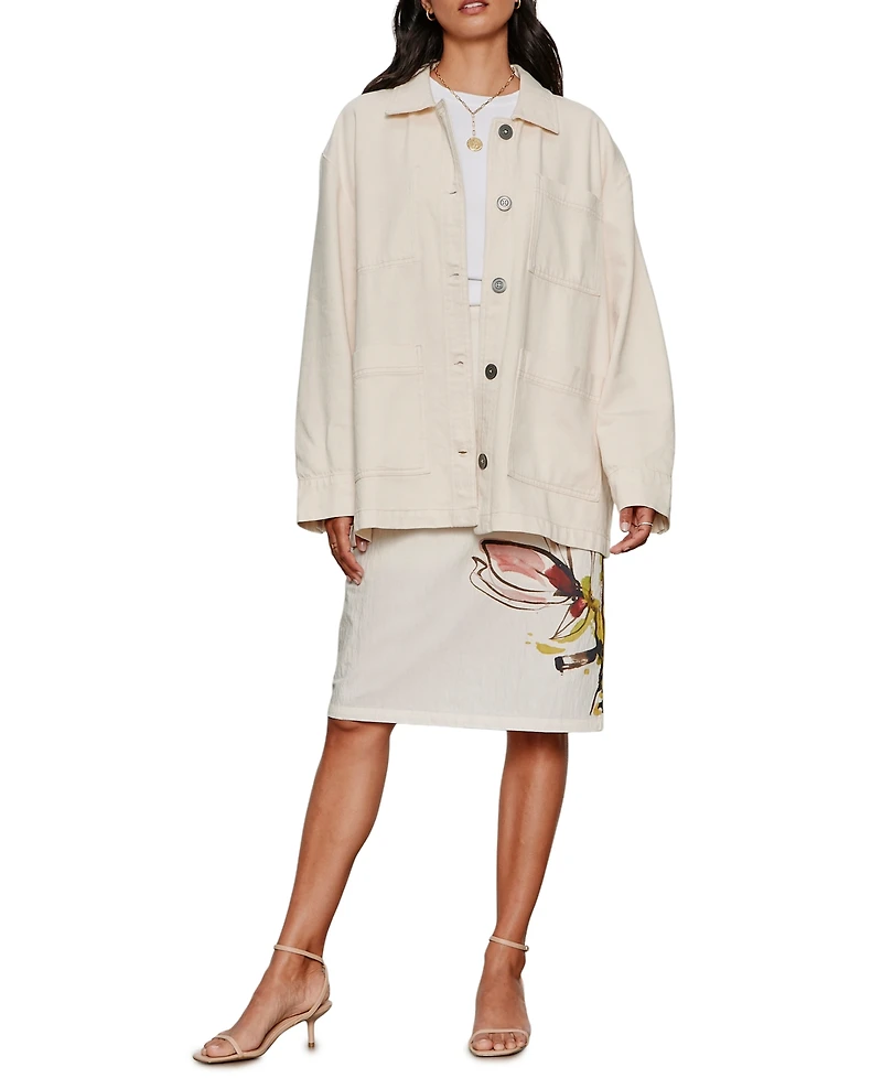 Sanctuary Women's Collared Greenhouse Jacket