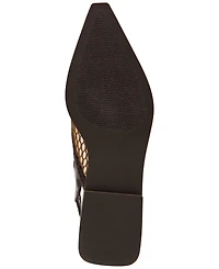 Steve Madden Women's Shay-Mesh Slingback Pointed Toe Flats