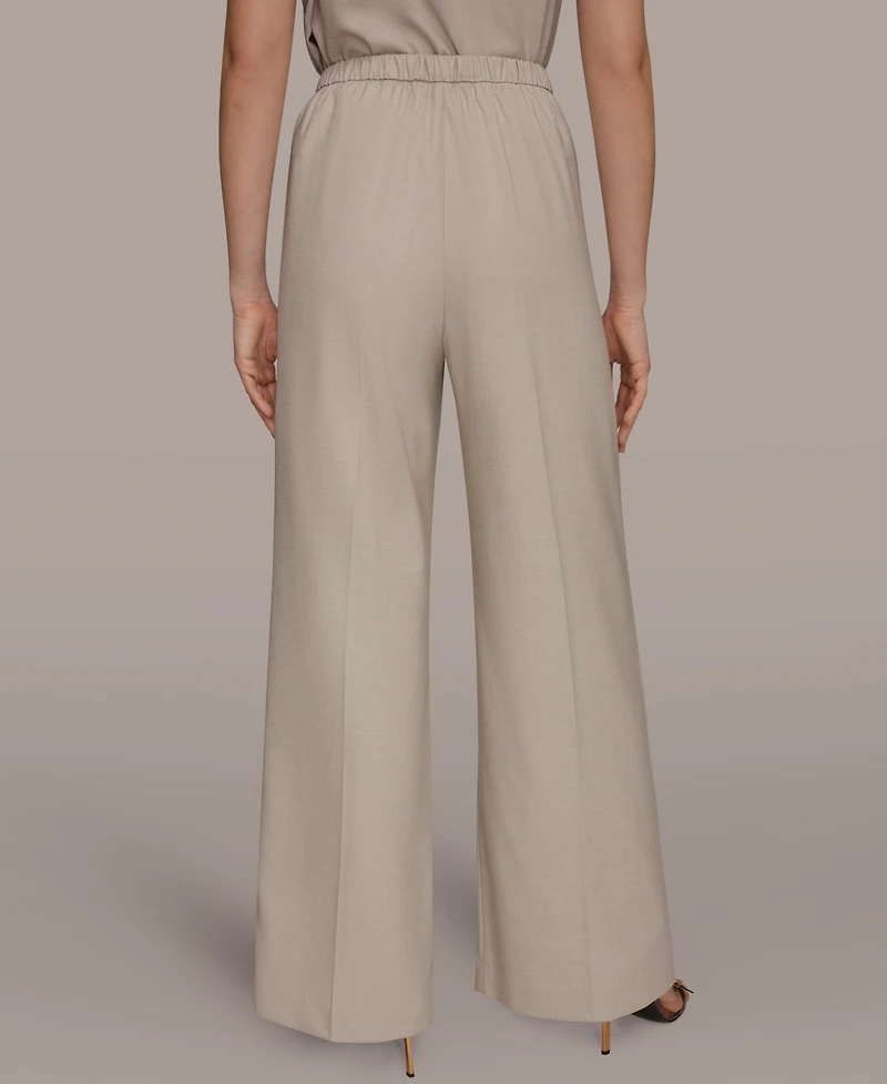 Donna Karan New York Women's Straight Leg Tie-Waist Pants